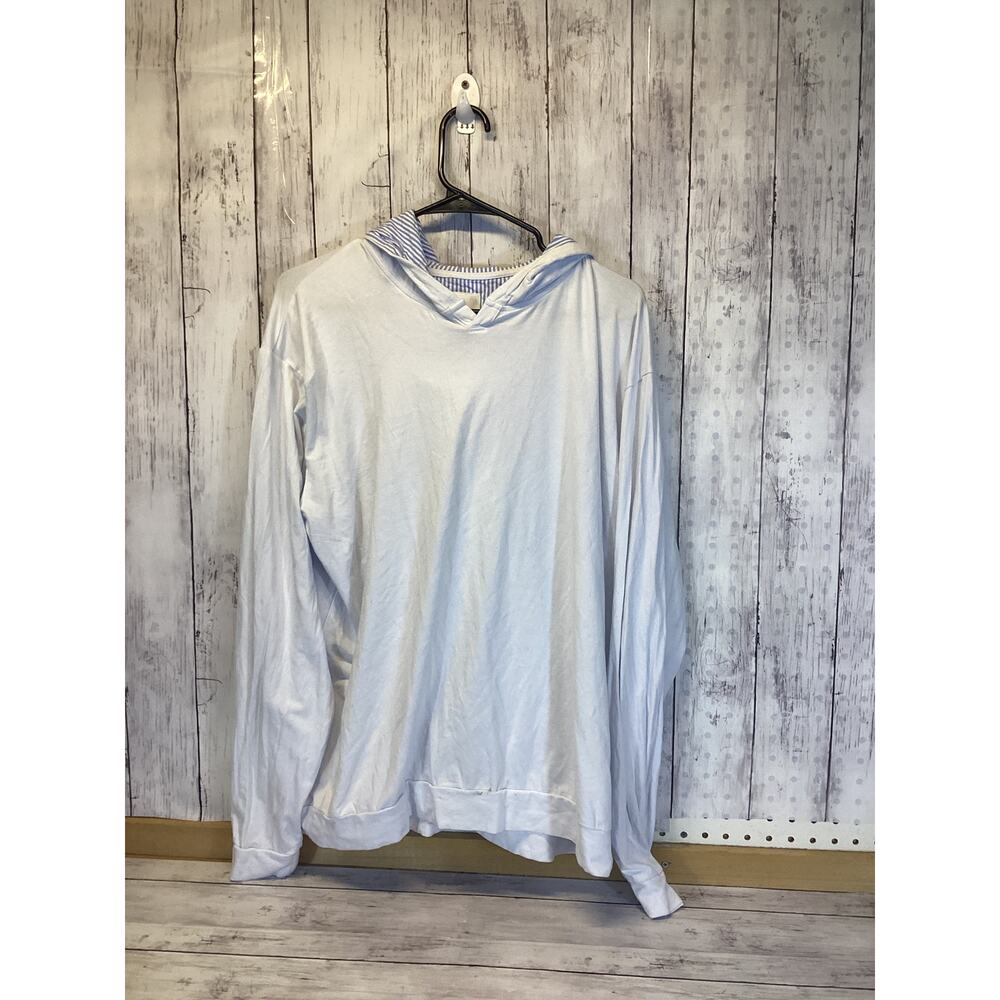 Coastal Crew Nantucket Deckhand Hoodie White XXL – Nautical Casual Chic